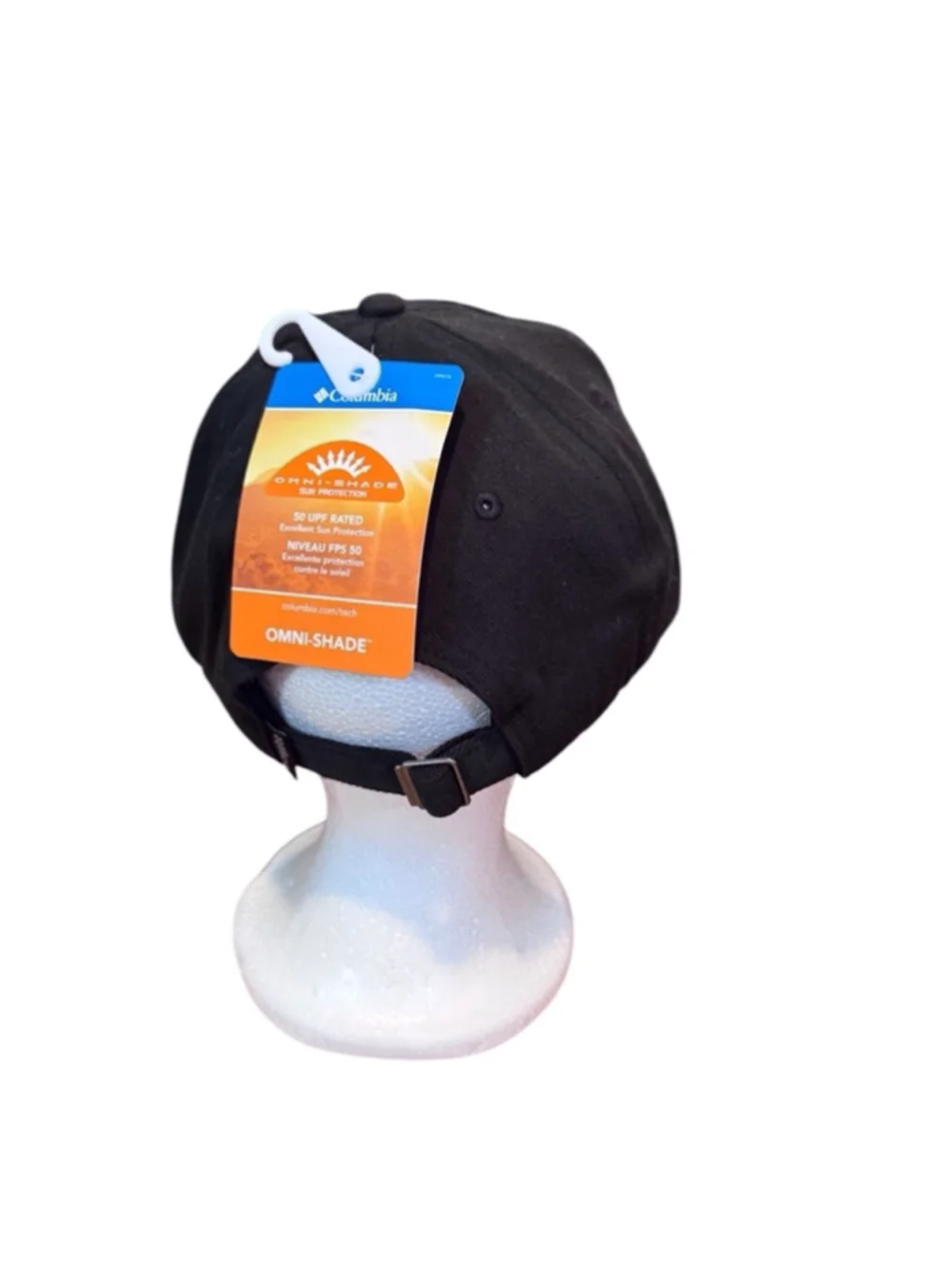 Unisex Columbia Ballcap Hat One Size Black